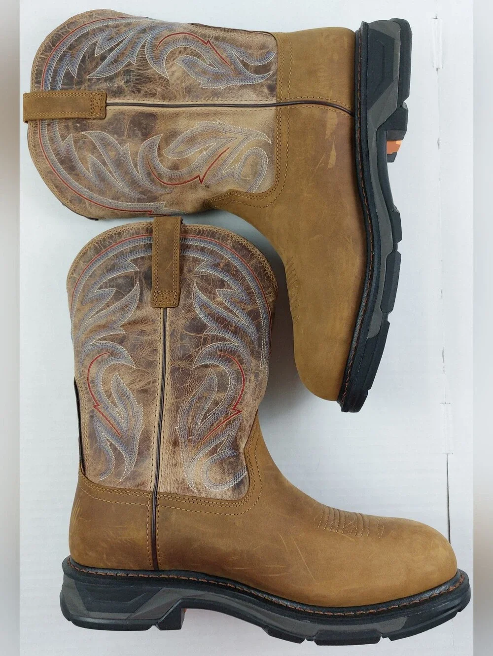Ariat Workhog XT H20 Carbon Toe Boots Mens 13D Distressed Brown Waterproof NWT