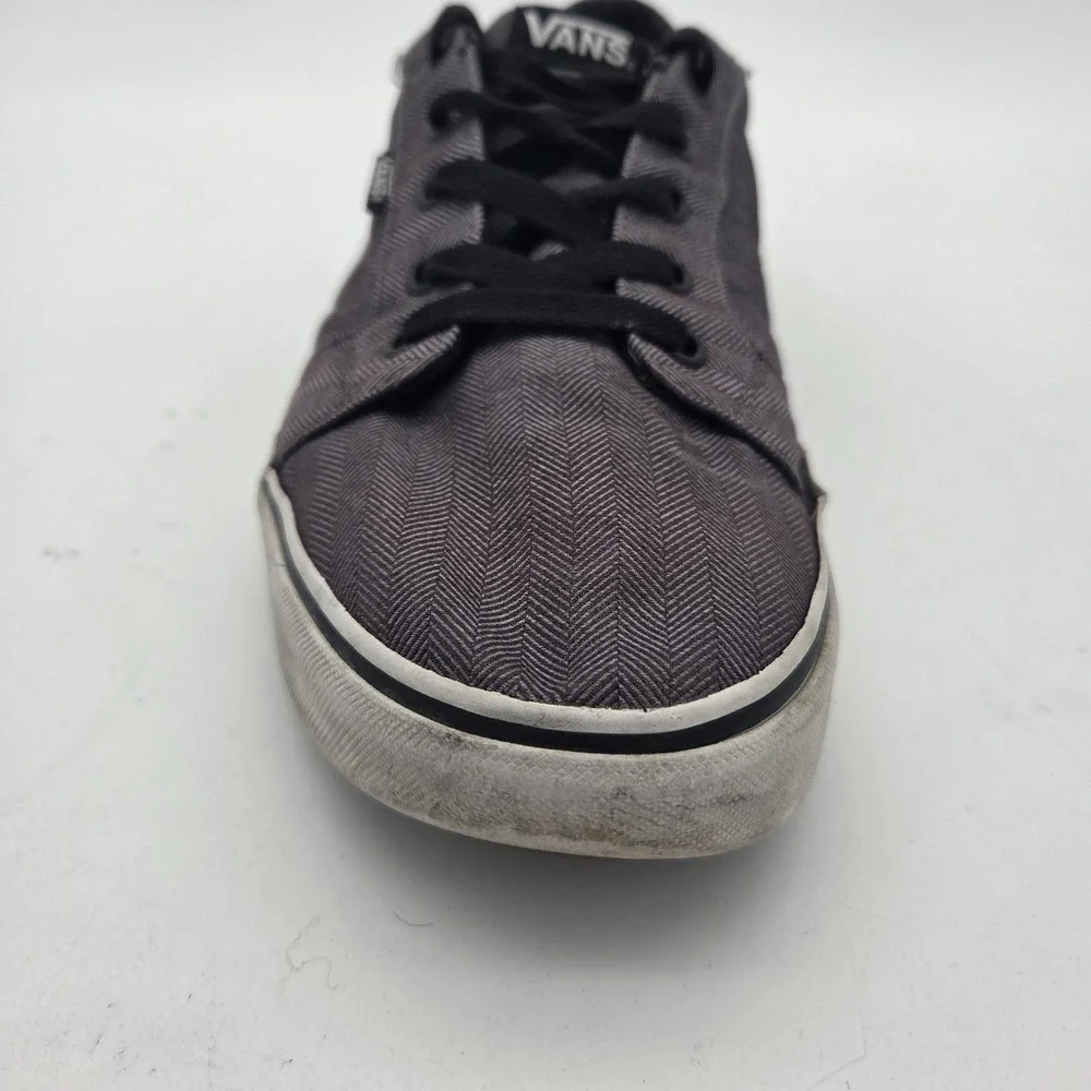 Vans Shoes Mens Size 12 Herringbone Low Top Skate Casual Lace Up Sneakers