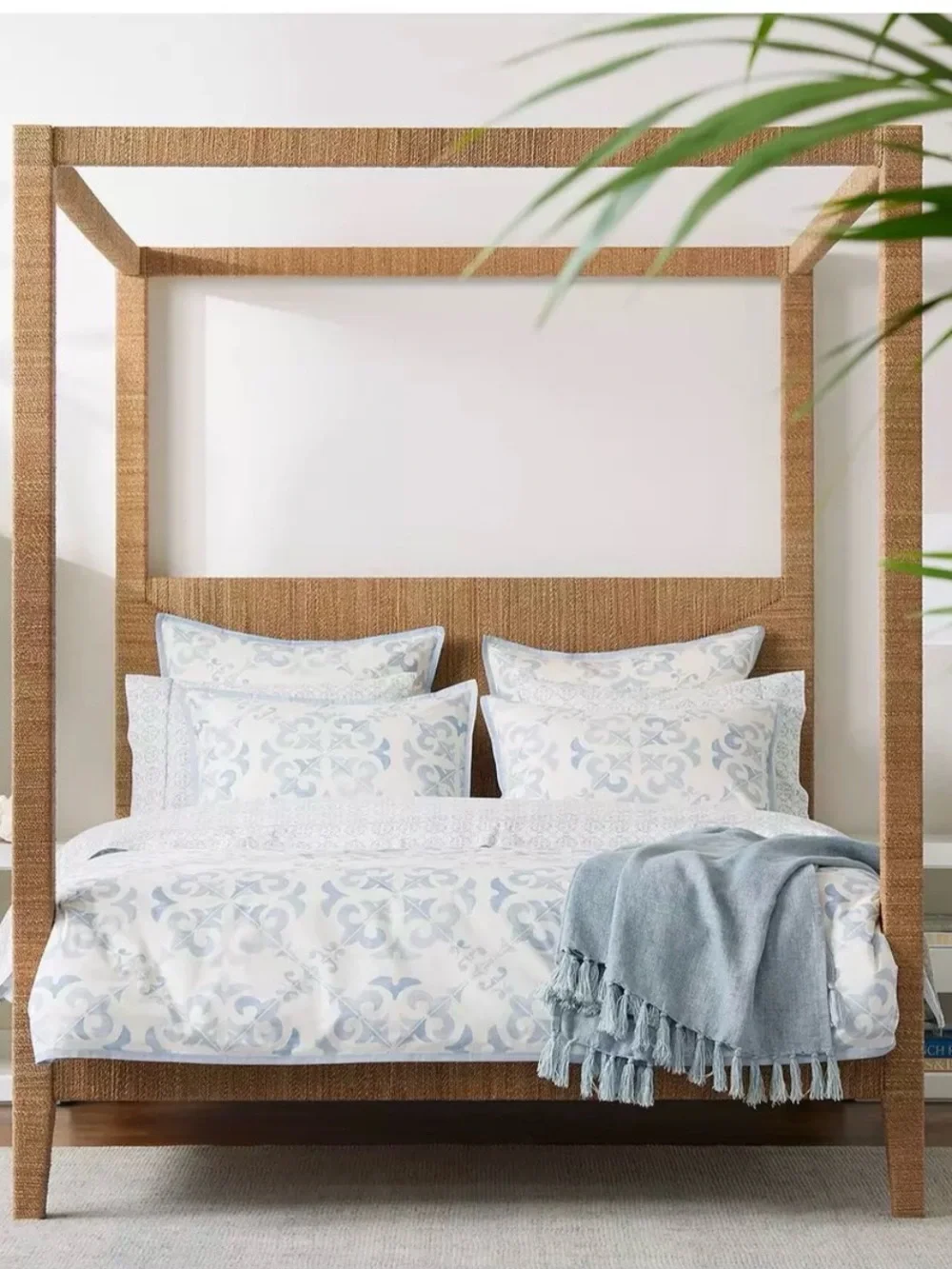 Serena & Lily serene fabric white
