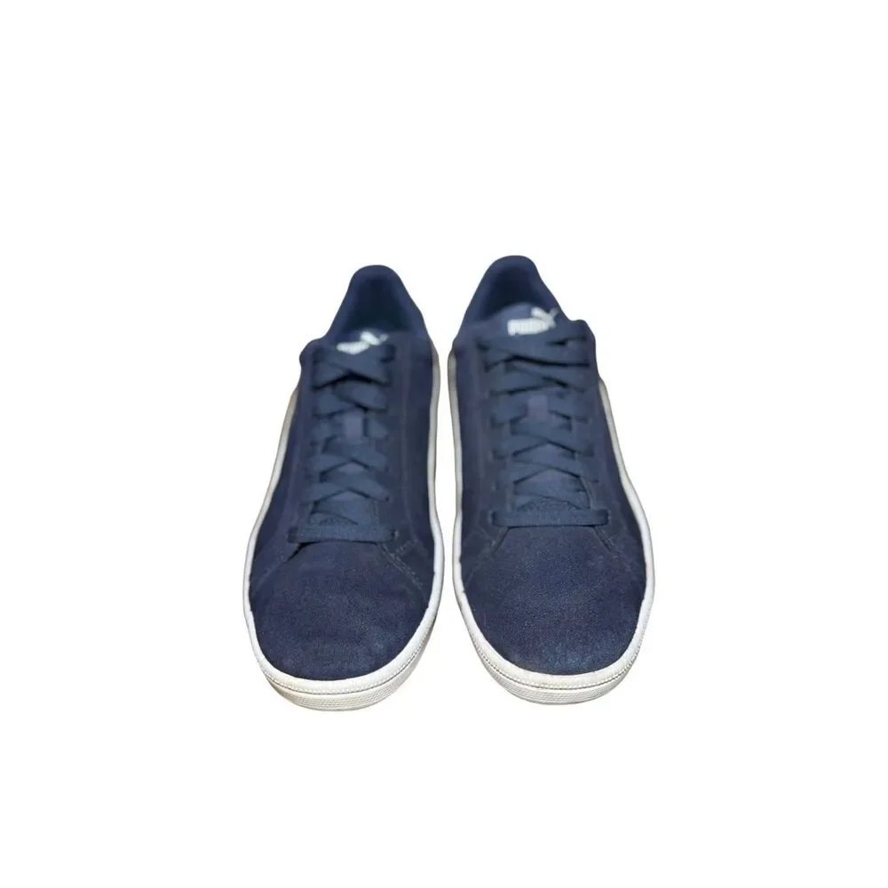 Puma Men’s Navy Suede Sneakers with White Formstrip size 8.5