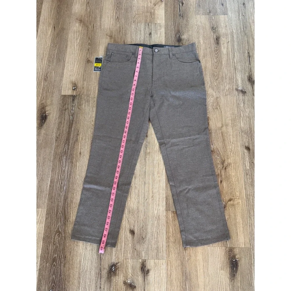 Daniel Cremieux Signature Collection 100% Cotton Pants Mens 36x30 Brown NWT