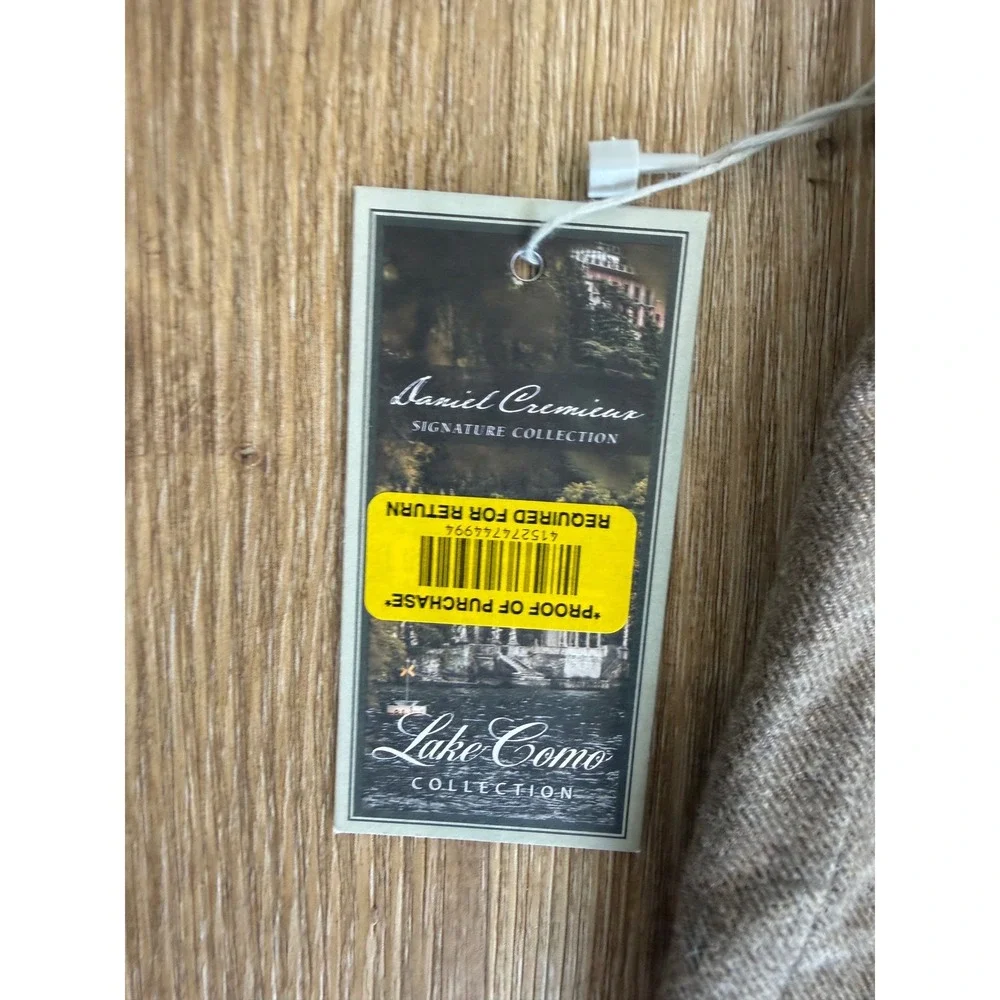 Daniel Cremieux Signature Collection 100% Cotton Pants Mens 36x30 Brown NWT