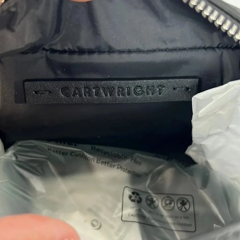 NWOT‎ Cartwright Black The Brick Lockable Bag