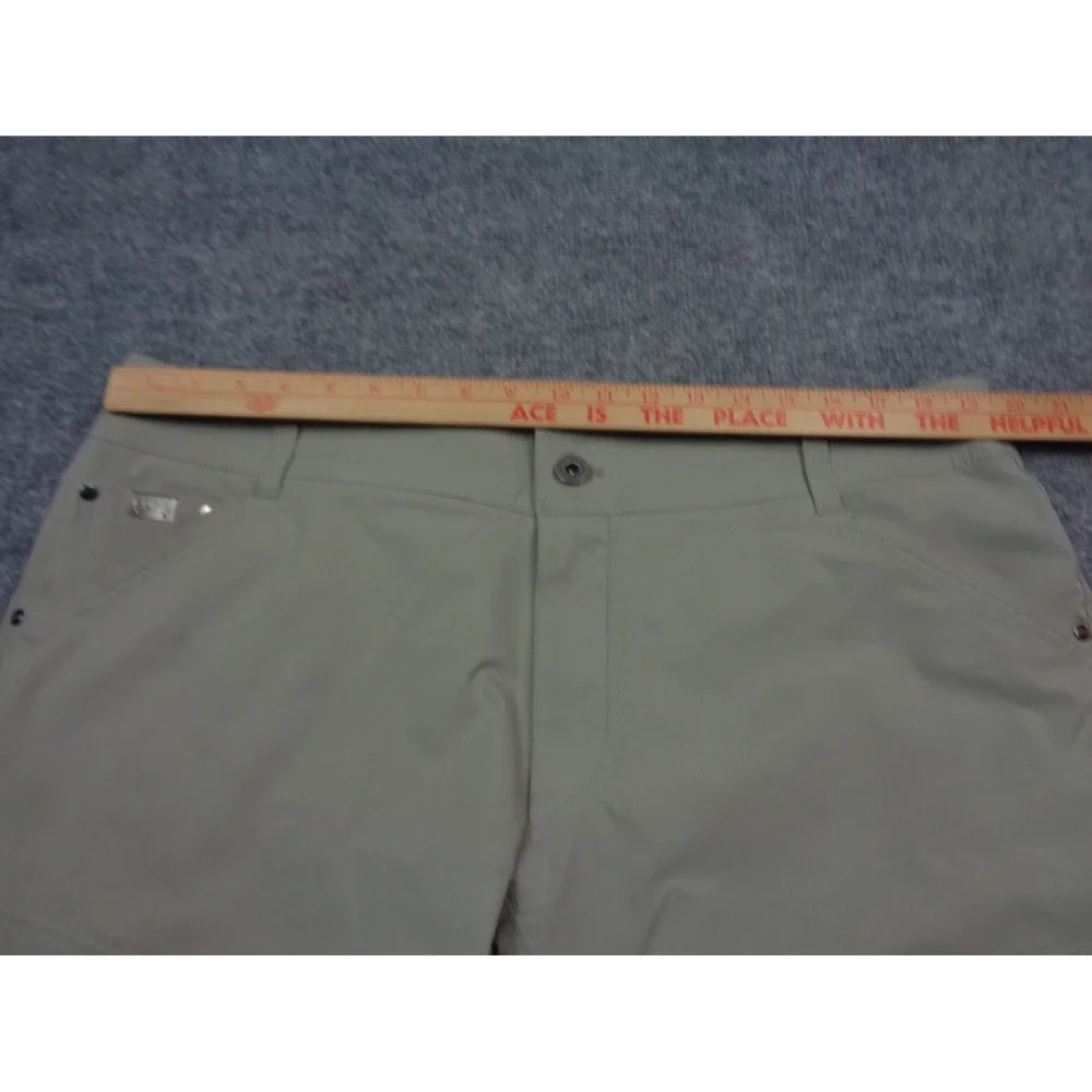 KUHL Silencr Pants Mens Beige 40 X 32 Hiking Outdoor Trail Nylon Ripstop