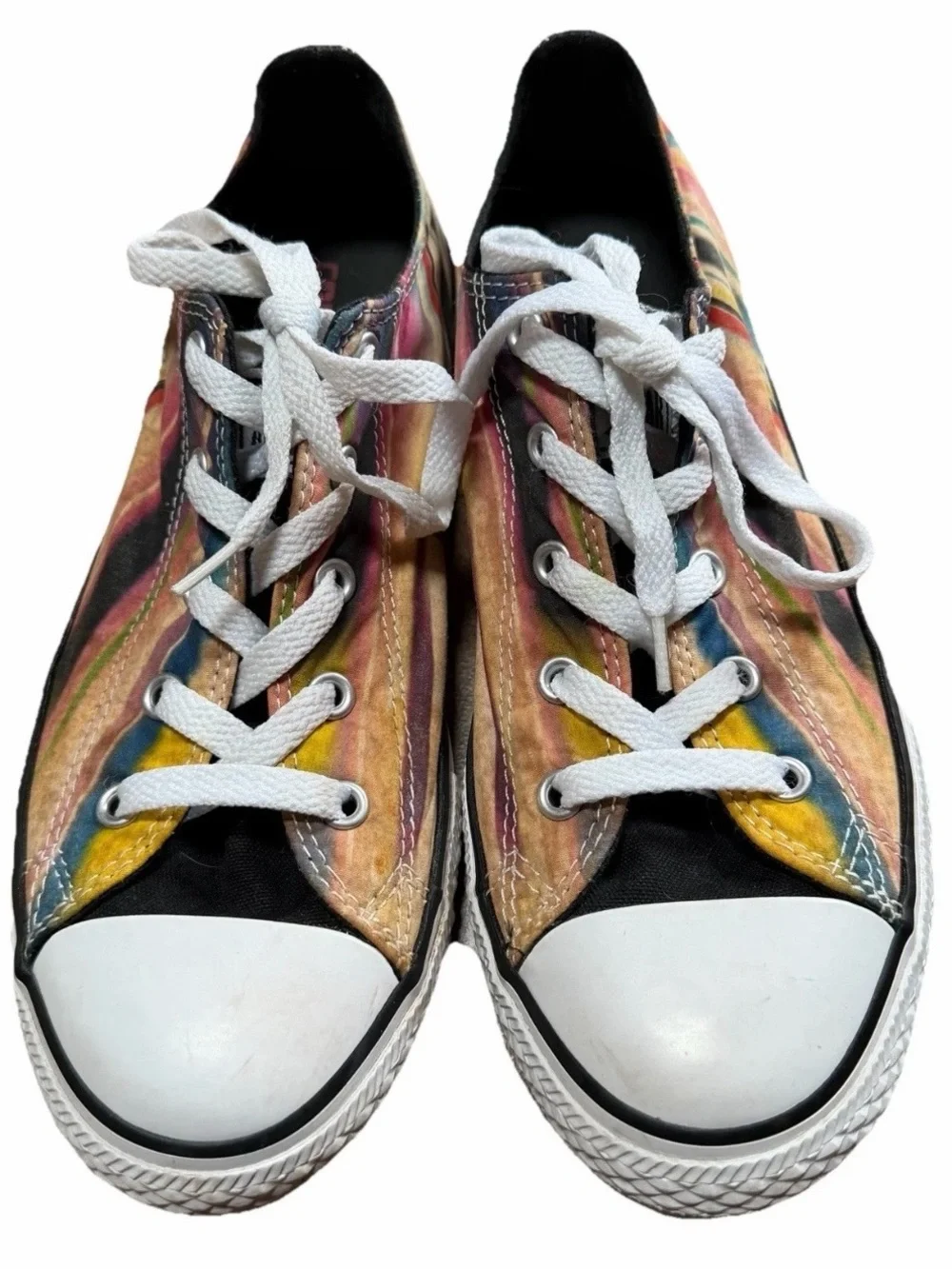 Converse Chuck Taylor All Star Low Top Multicolored Stripe Sz 4 Kids/6 Women