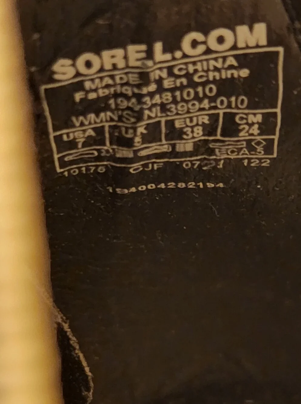 Sorel worn time