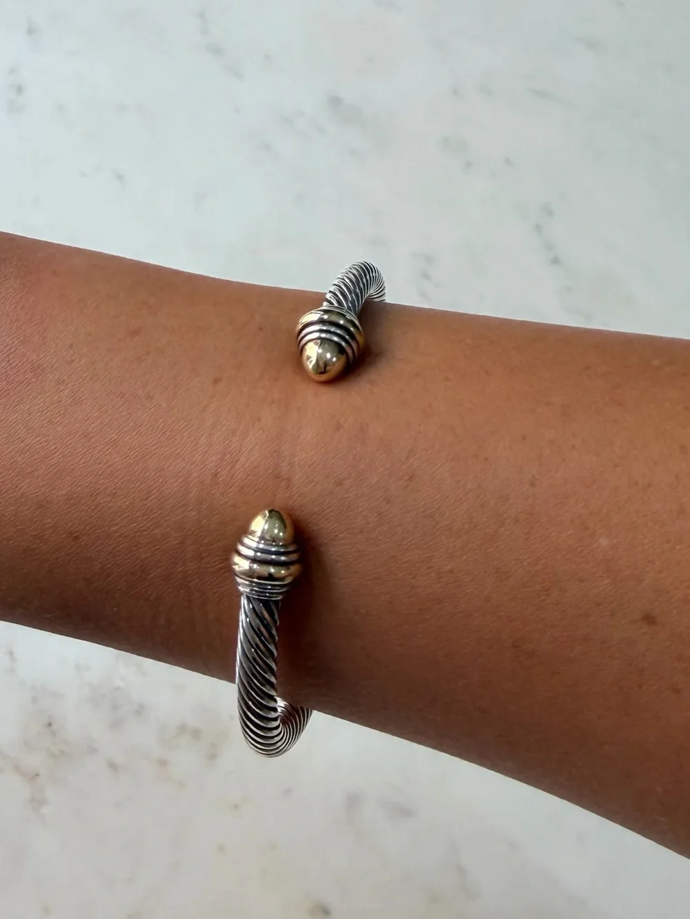 David Yurman twisted sterling