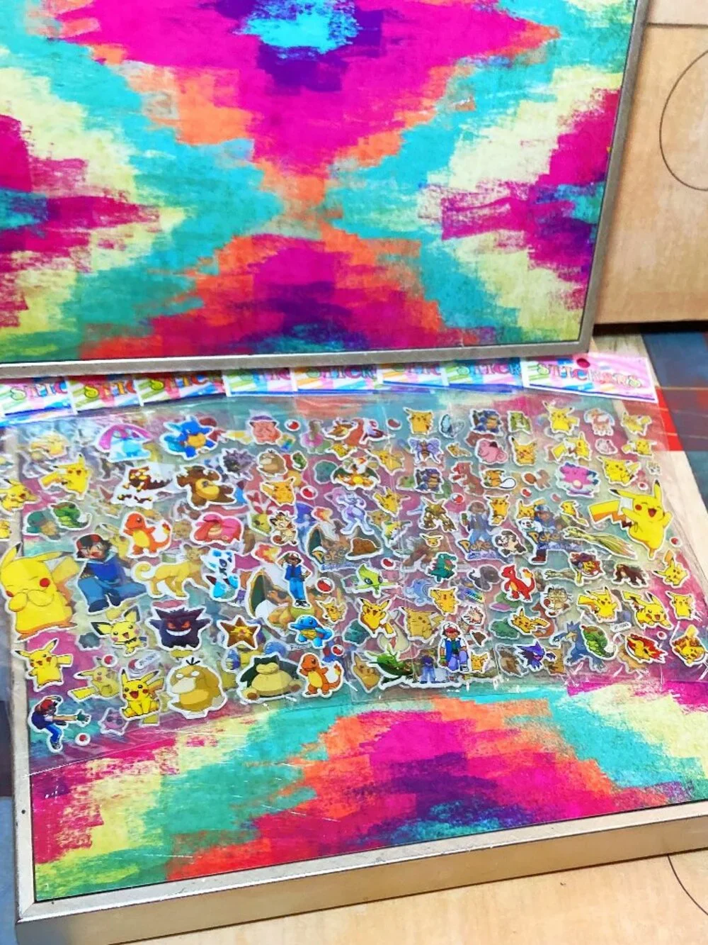 MY POKEMON PUFFY FOAM STICKER COLLECTION LOT