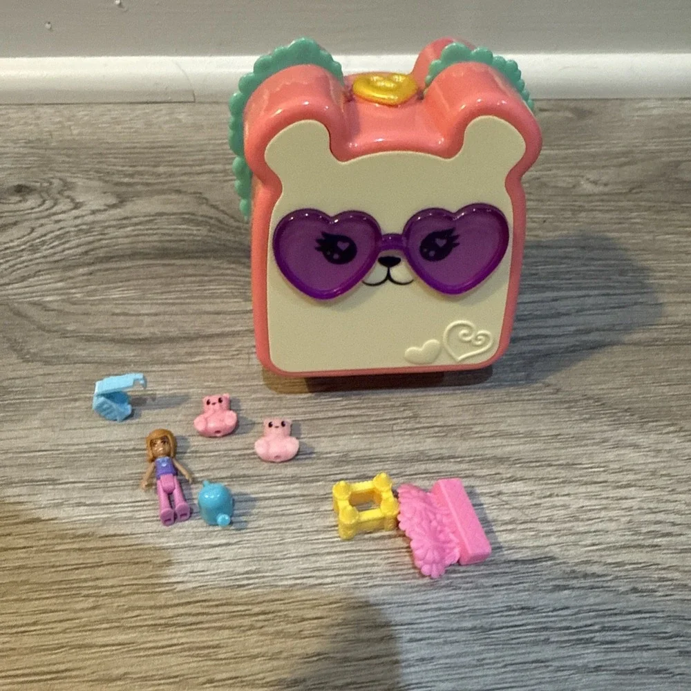 Polly Pocket Compact Playsets Lot Of 5 No Dolls