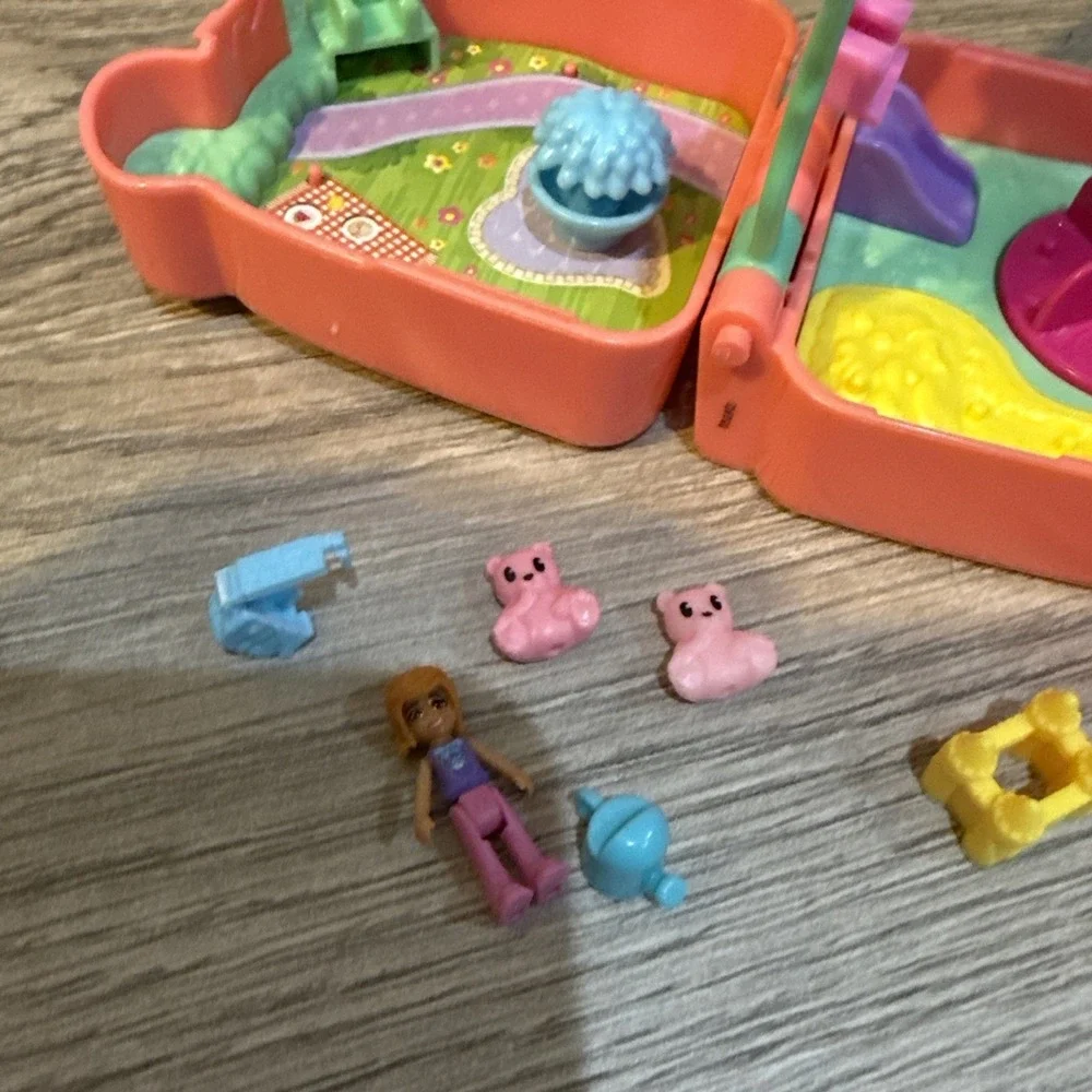 Polly Pocket Compact Playsets Lot Of 5 No Dolls