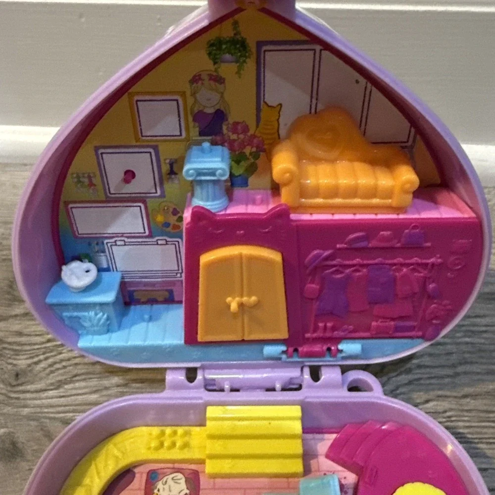 Polly Pocket Compact Playsets Lot Of 5 No Dolls