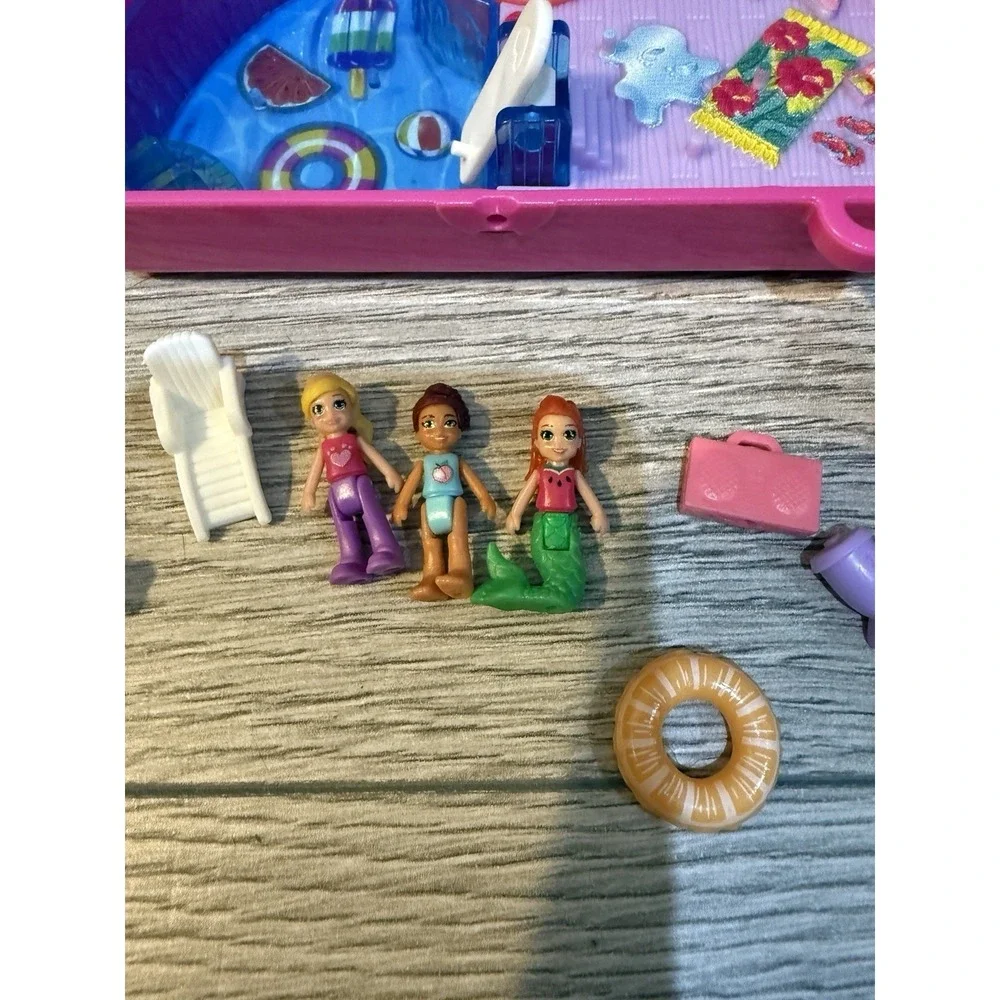 Polly Pocket Compact Playsets Lot Of 5 No Dolls