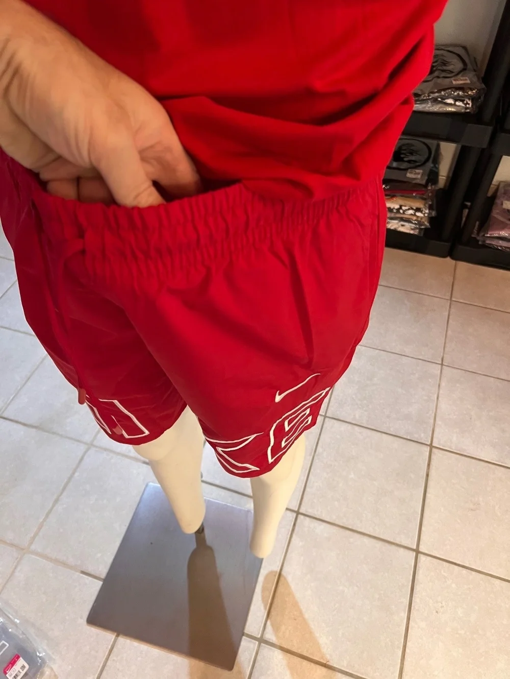 Mens nike short/shirt sets large