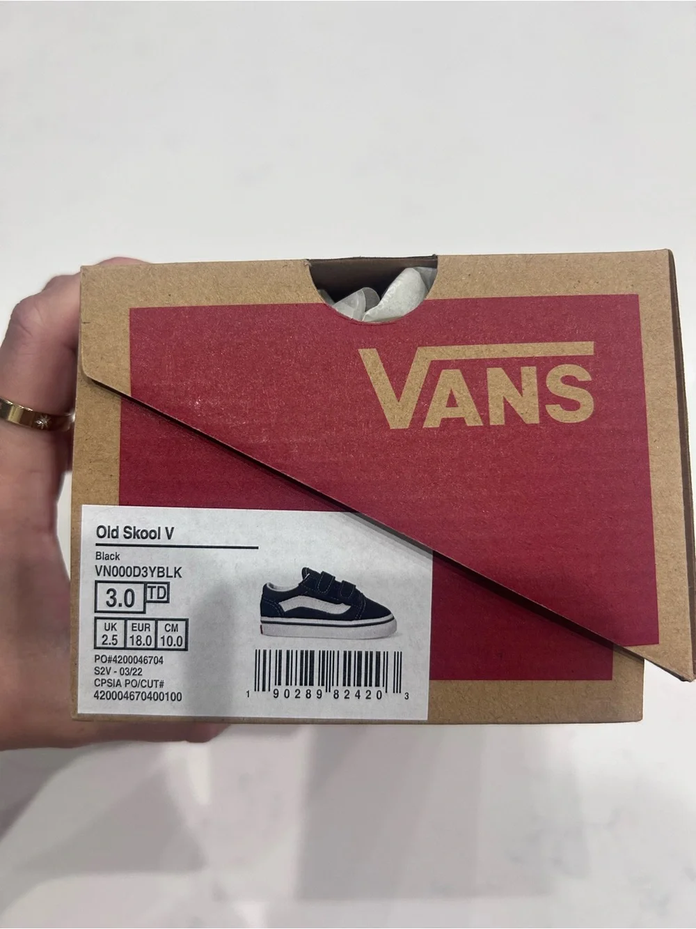 Vans gently box