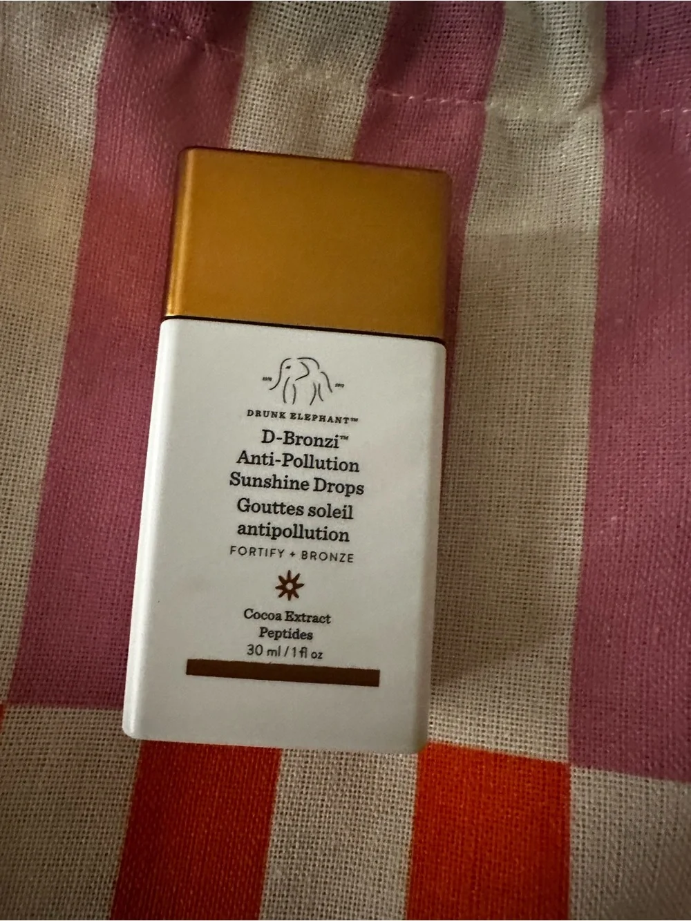 Drunk Elephant D-Bronzi Sunshine Drops - Gold and White