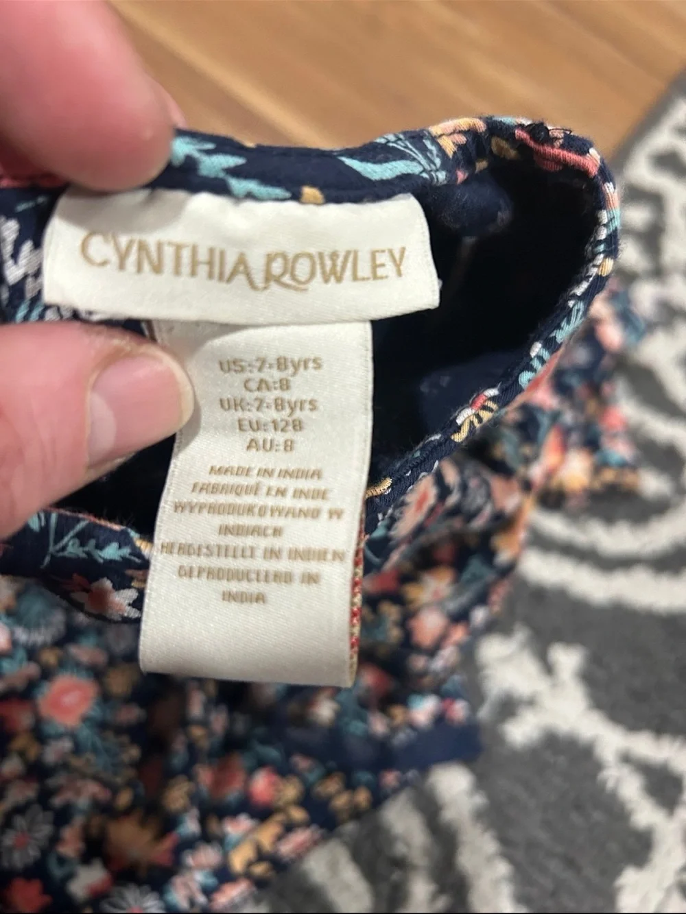 Cynthia Rowley shape waist floral
