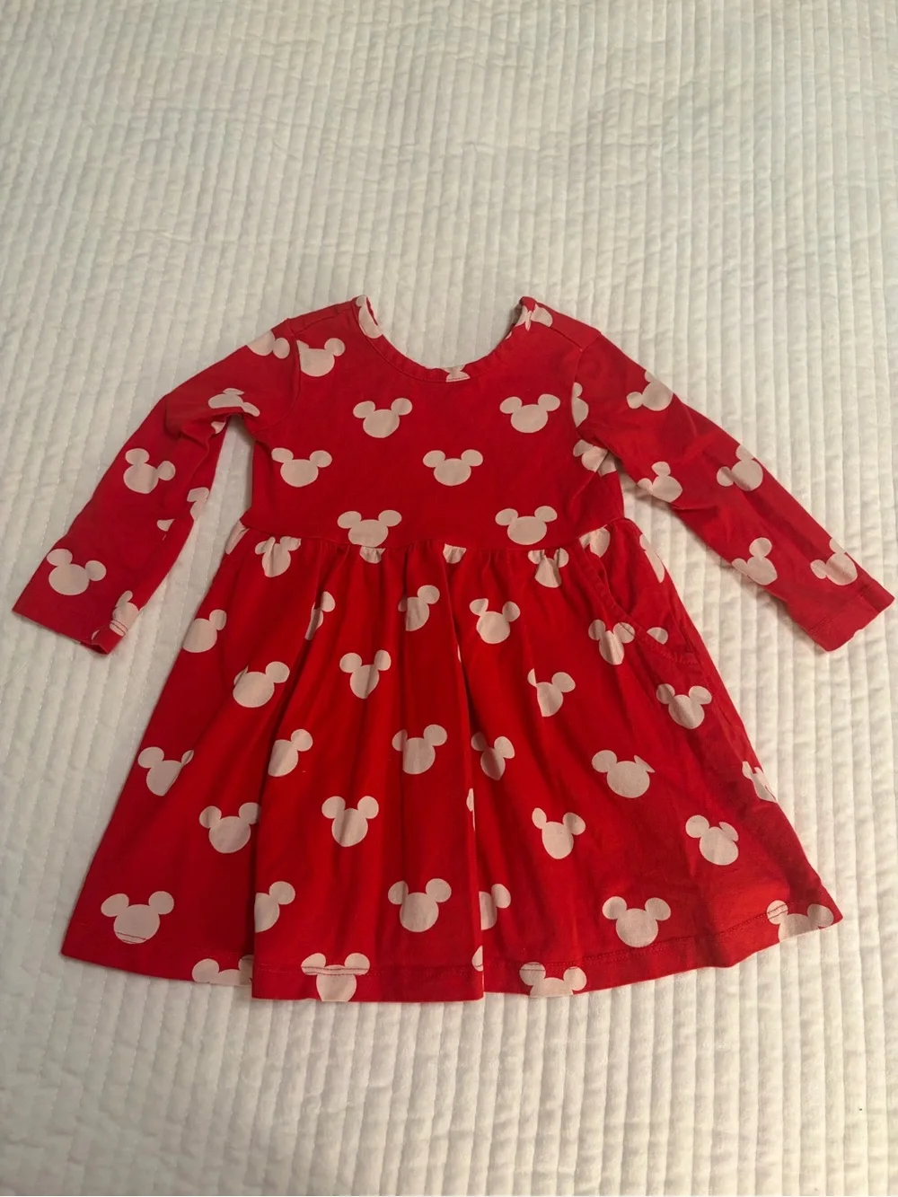 Hanna Andersson Disney Red Knit Dress