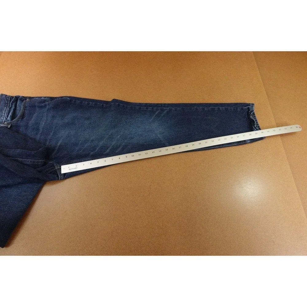 Old Navy Mens Size 38 x 32 Dark Wash Denim Straight Taper Leg Jeans