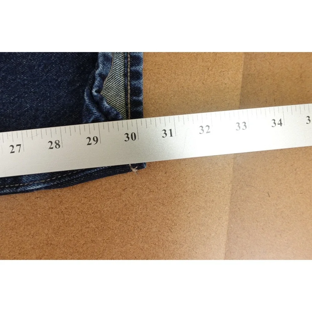 Old Navy Mens Size 38 x 32 Dark Wash Denim Straight Taper Leg Jeans