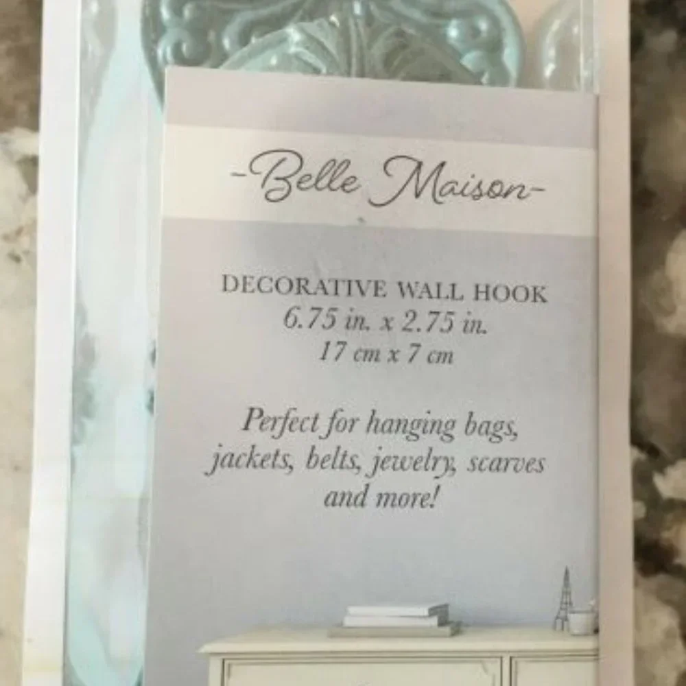 Victorian Shabby Chic Jewelry Wall Hook Door Knob Blue Belle Maison LAST ONE!