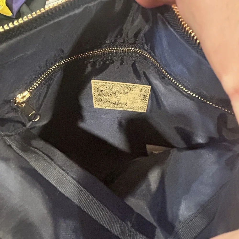 Southern Tide Clutch Womens Zipper Magnetic Gold Metallic Purse Bag Wristlet NWT