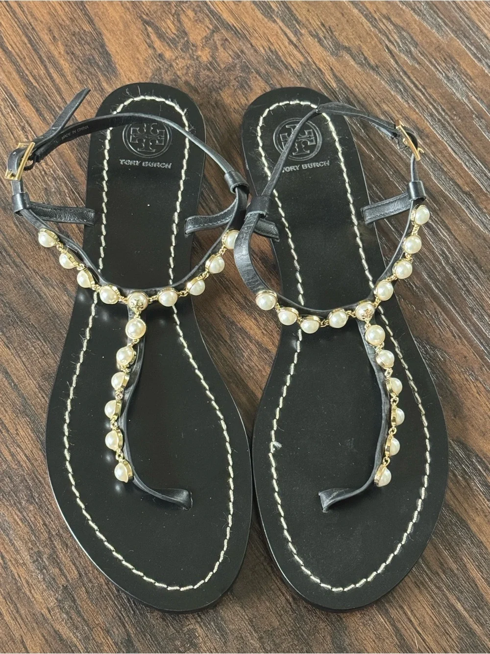 Tory Burch black leather