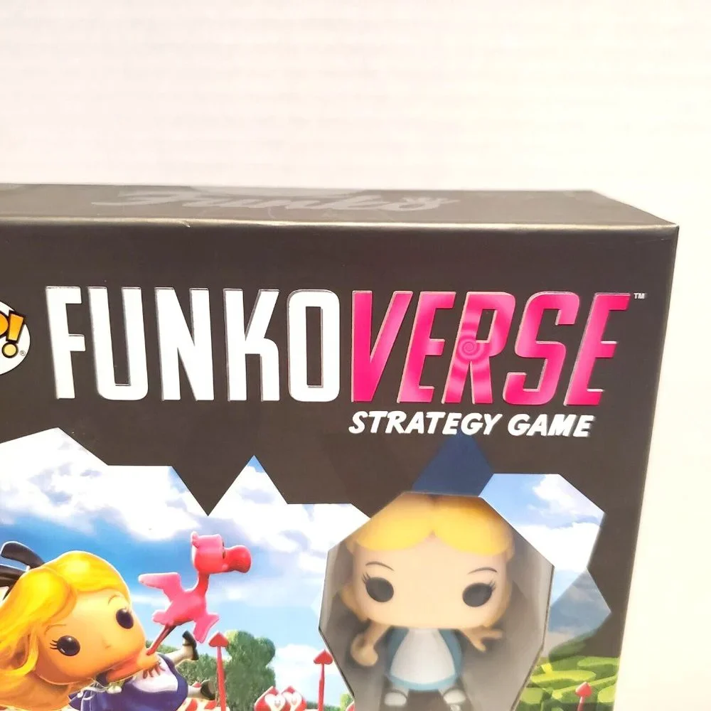 Pop! FUNKOVERSE Alice In Wonderland Strategy Board Game With 2 Characters NEW