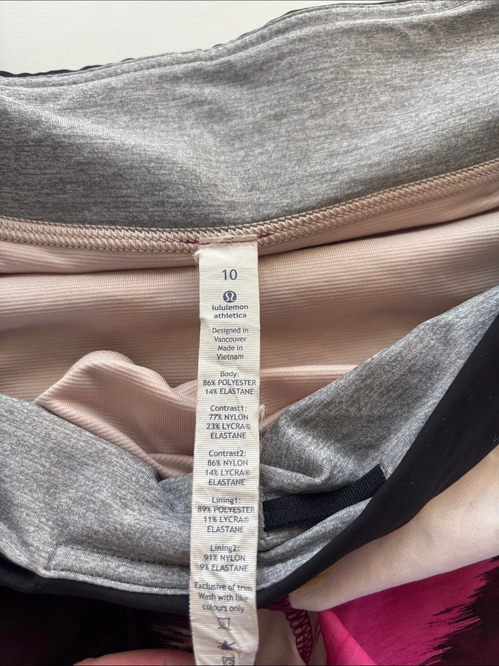 lululemon athletica fit allows magenta
