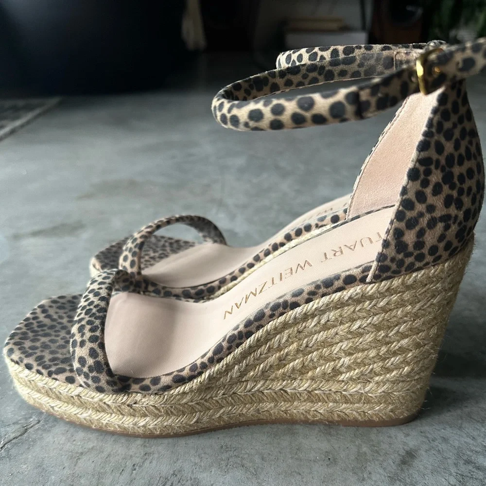 Stuart Weitzman Floria Wedge Sandals