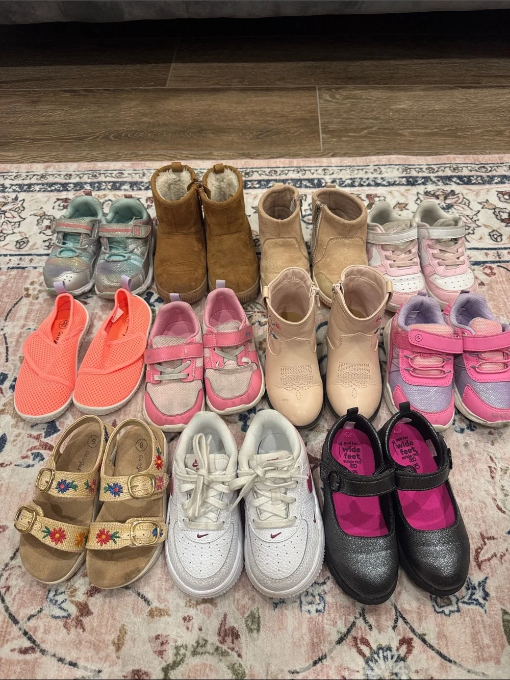 Bundle of 11 Pairs of Toddler Shoes (Size 8)