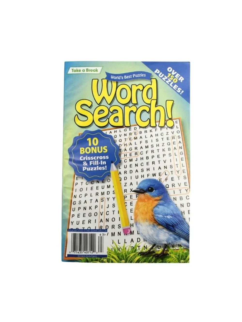 Set Of 6 Puzzle Books Sudoku Word Search Crossword Large Print Various Levels