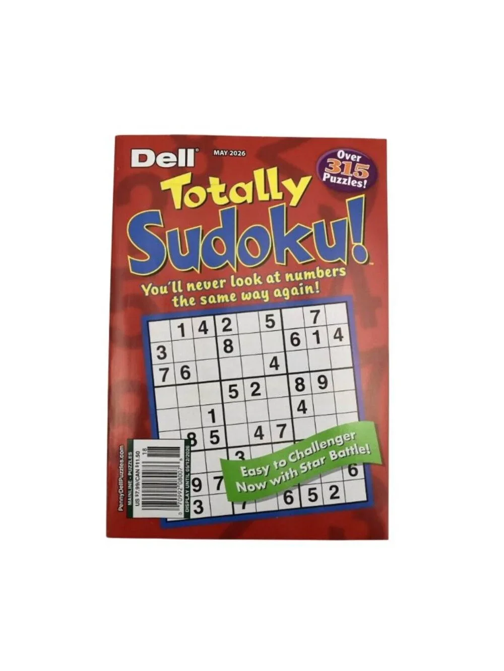 Set Of 6 Puzzle Books Sudoku Word Search Crossword Large Print Various Levels
