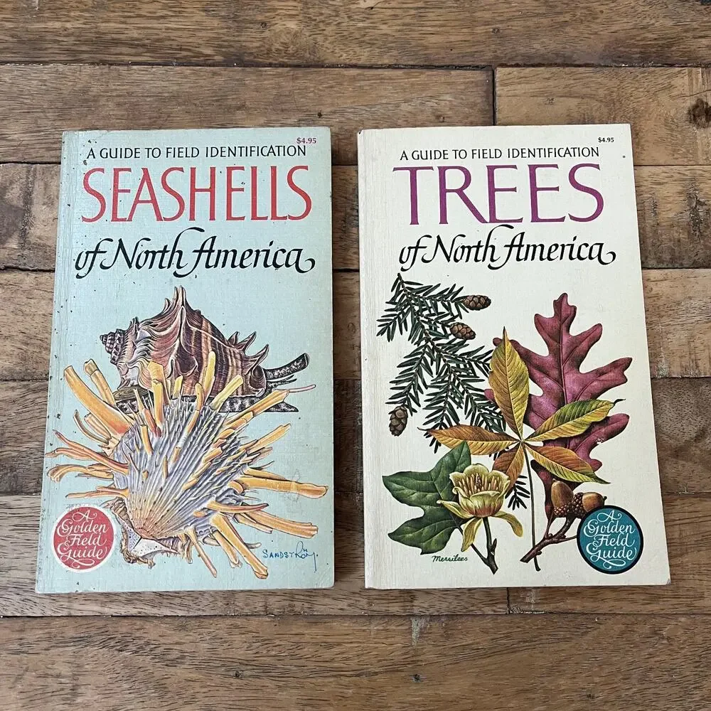 A Guide To Identification North America Seashells & Trees Set of 2 Hardcover