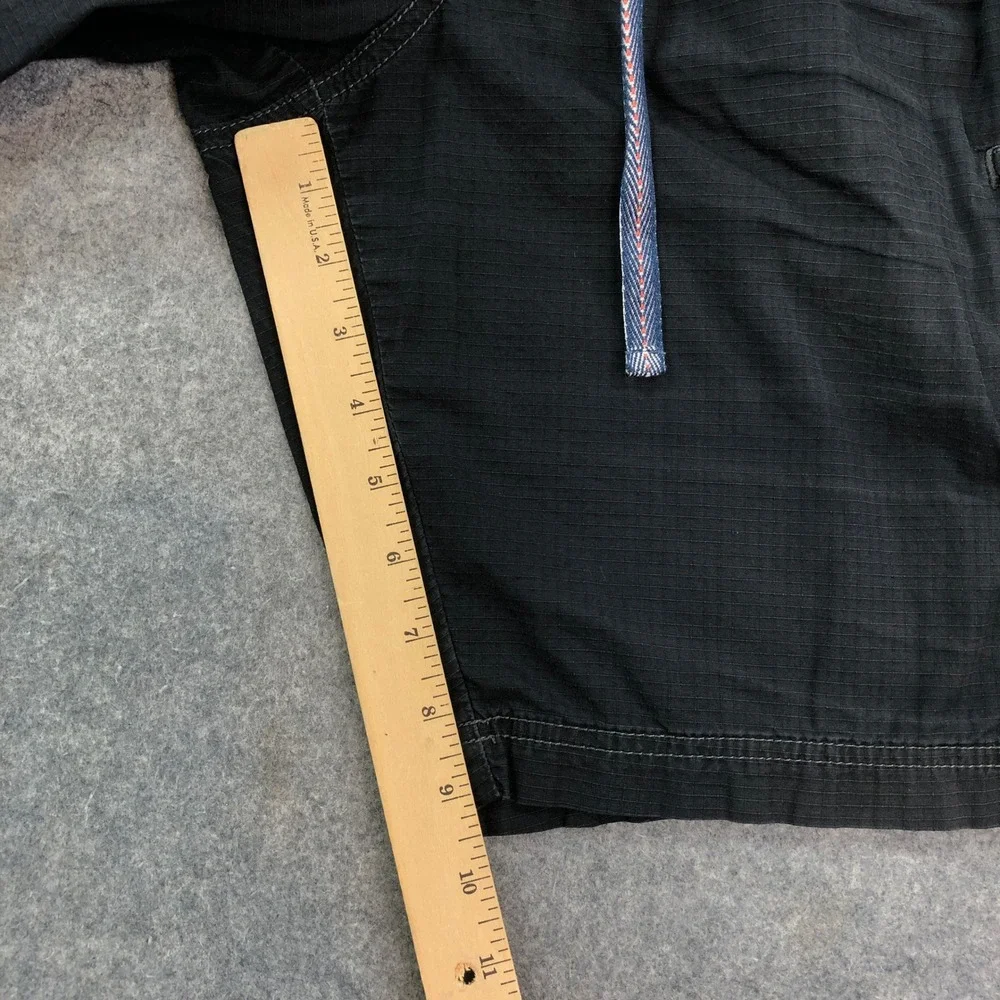 Tommy Bahama Mens Cargo Shorts M Black Resort Island Cotton Blend Casual Relax