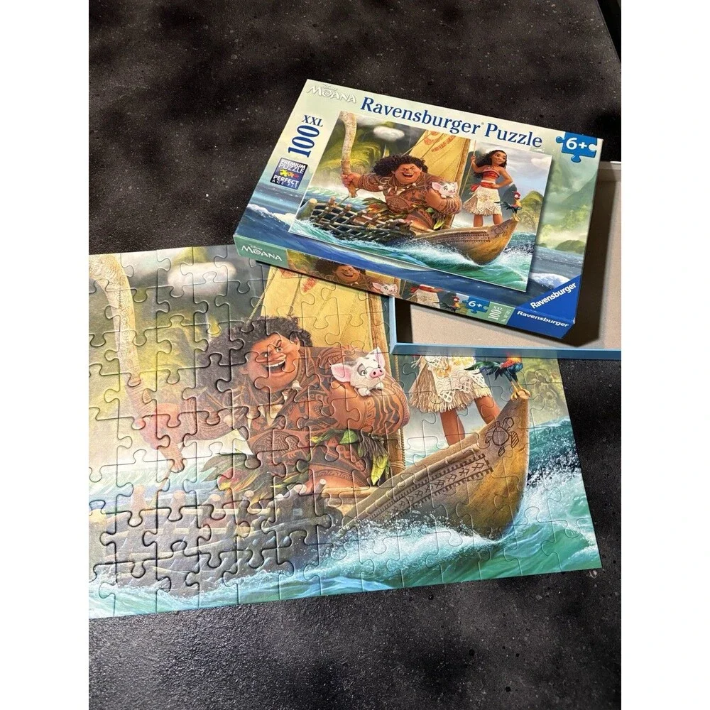 Ravensburger Disney Moana One Ocean One Heart 100 Piece Jigsaw Puzzle Kid Adult
