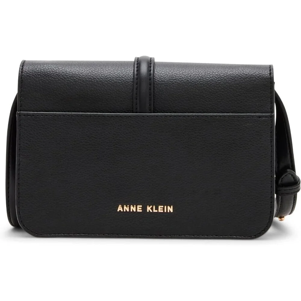 Womens Crossbody Bag Polyester Snap Buckle Flap Black Everyday Carry