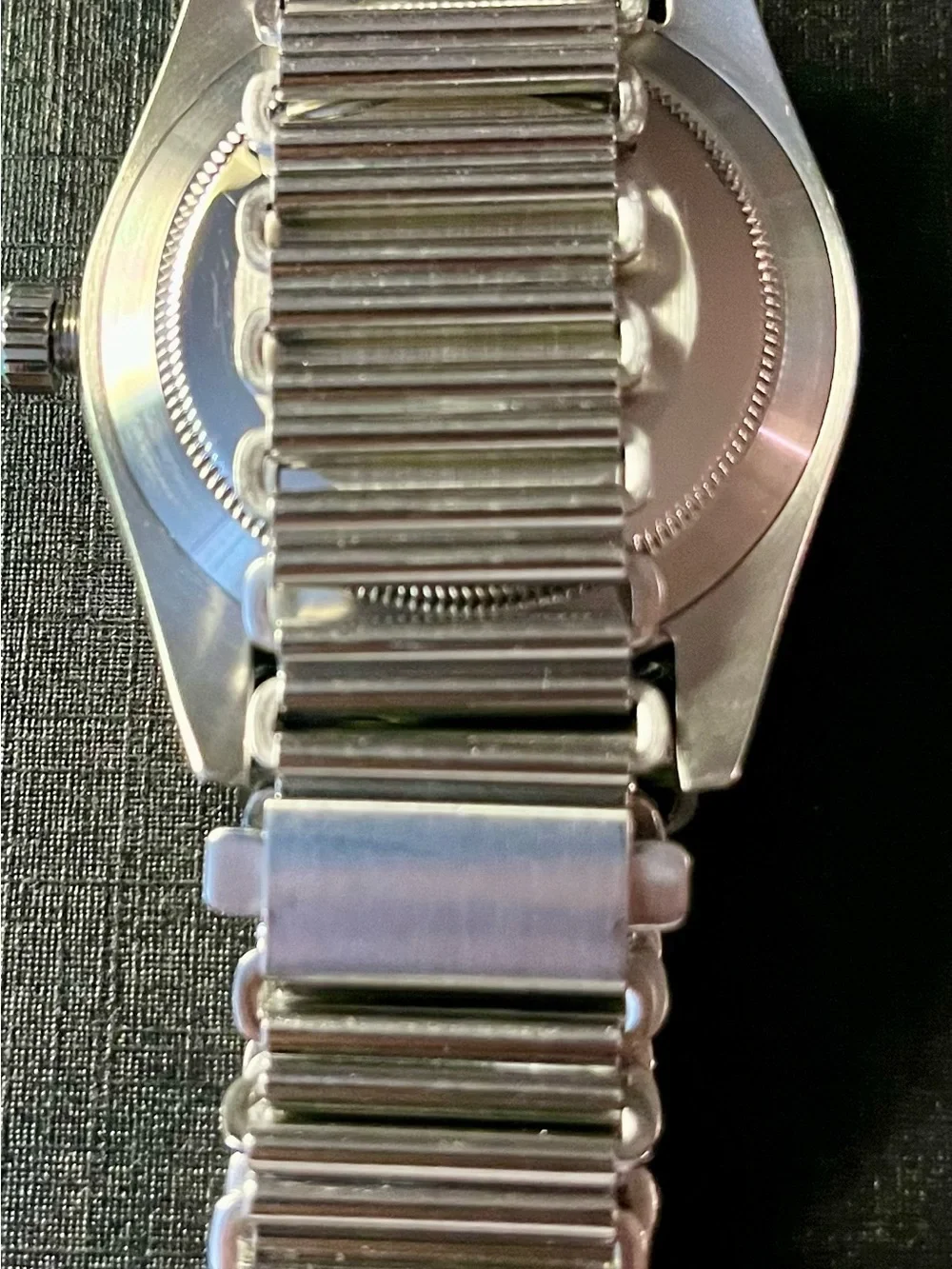 John Weitz :Blue Dial Stainless Steel Men's Watch