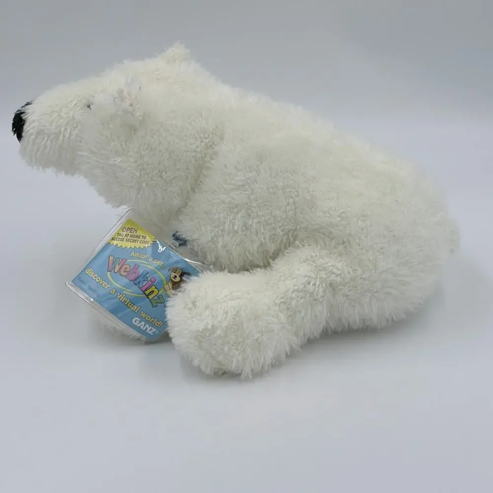 GANZ Webkinz Polar Bear Stuffed Animal Plush HM116 New Sealed Tag