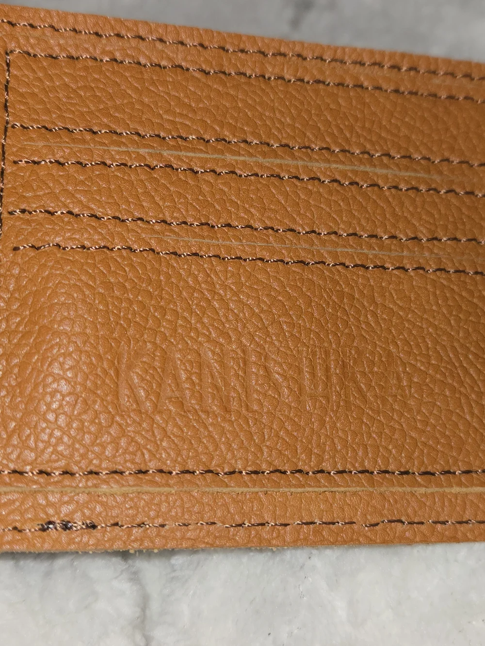 Kanishka Asian Traditional Warrior Oriental Art Leather Bifold Wallet