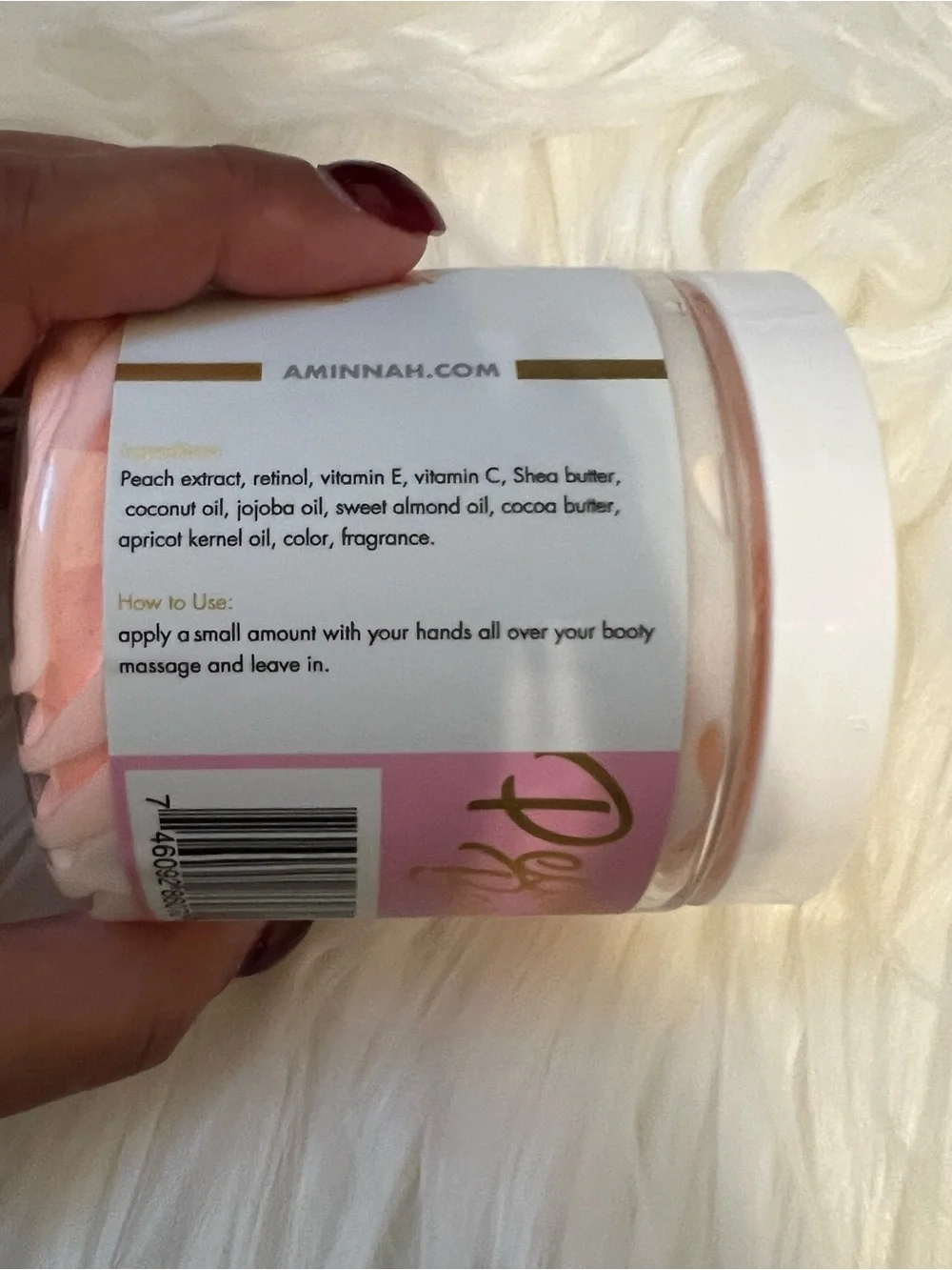 Aminnah nwt peach