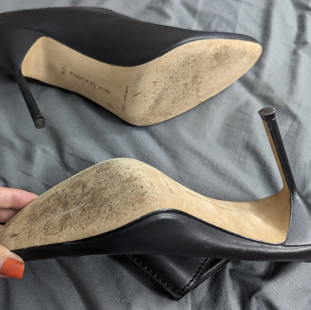 Manolo Blahnik sleek black