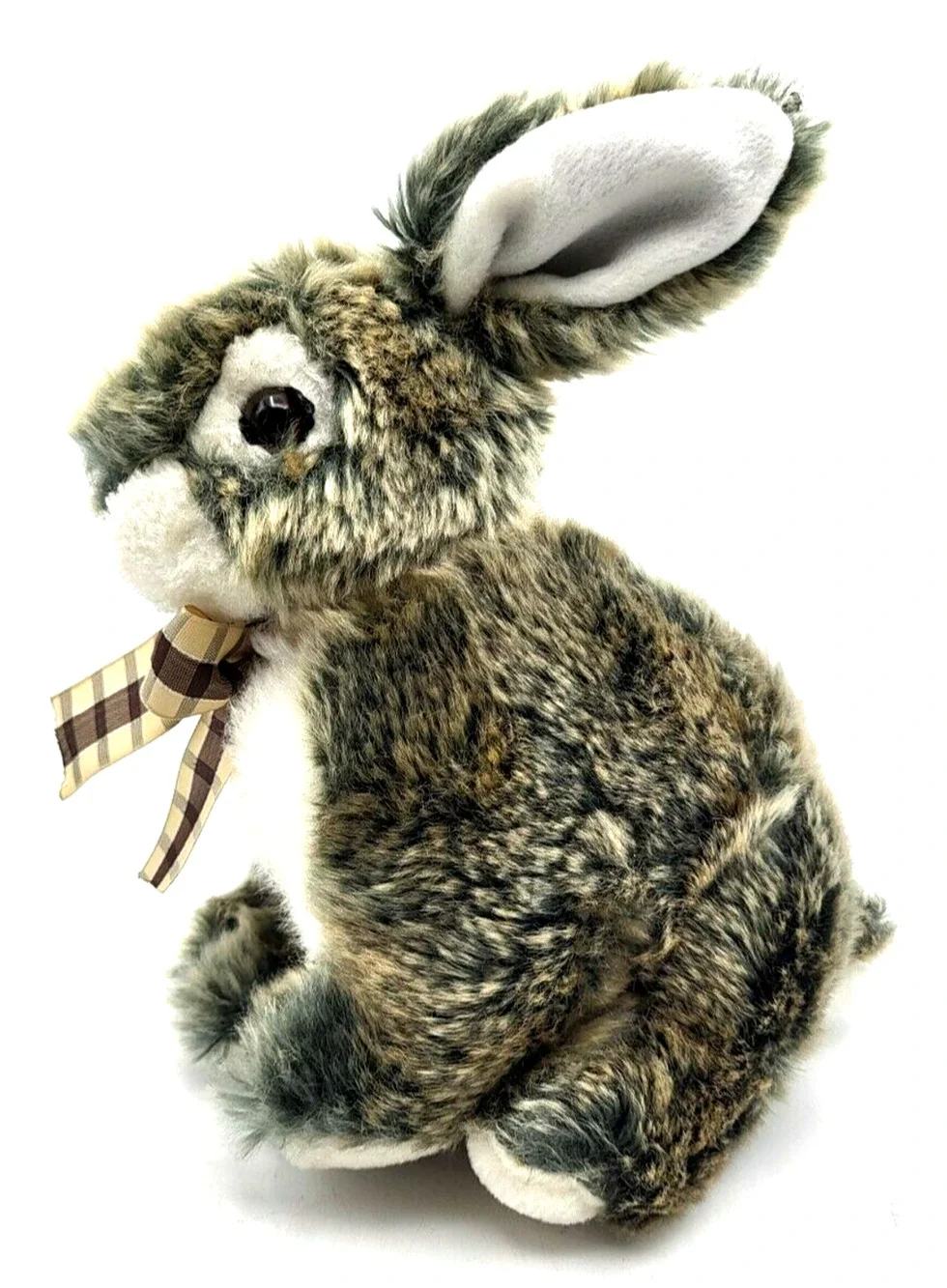 HOMERBEST Realistic Gray Bunny Rabbit Plush Fluffy 9