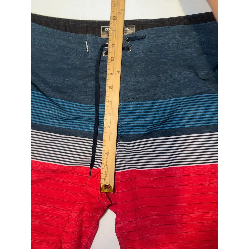 O’Neal hyperfreak heist red & white & blue  boardshorts