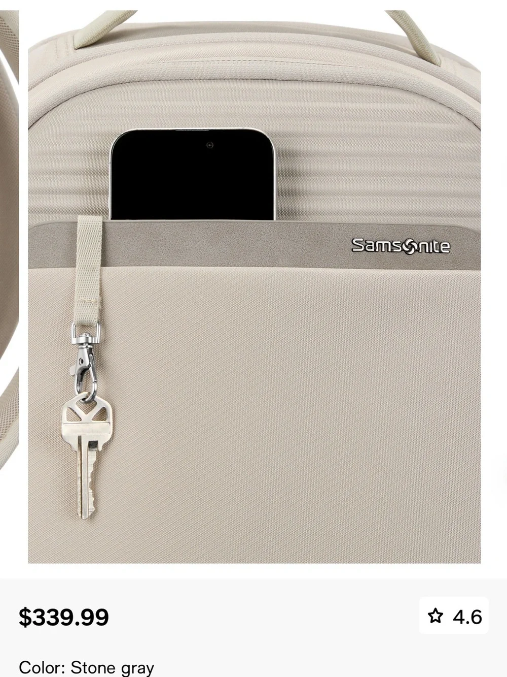 Samsonite straps top comfort