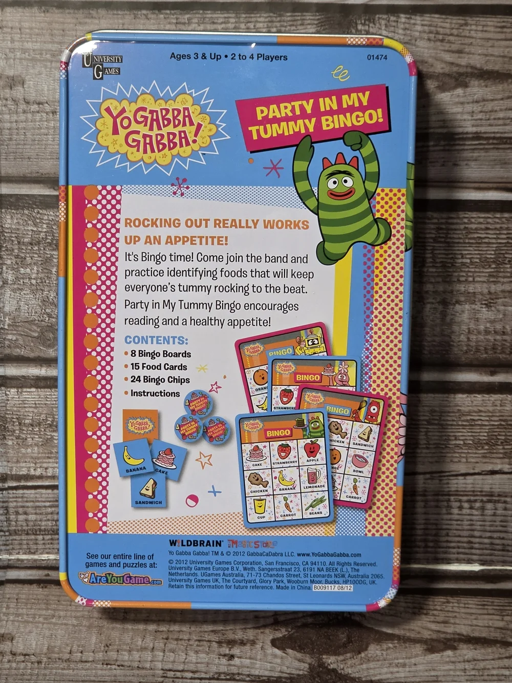 Yo Gabba Gabba 2012 metal pieces