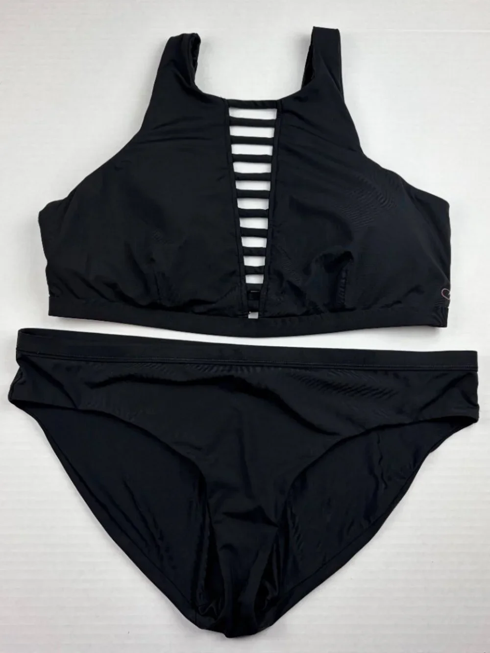 Calia Two Piece Black Bikini Size XL Beach Summer Sexy