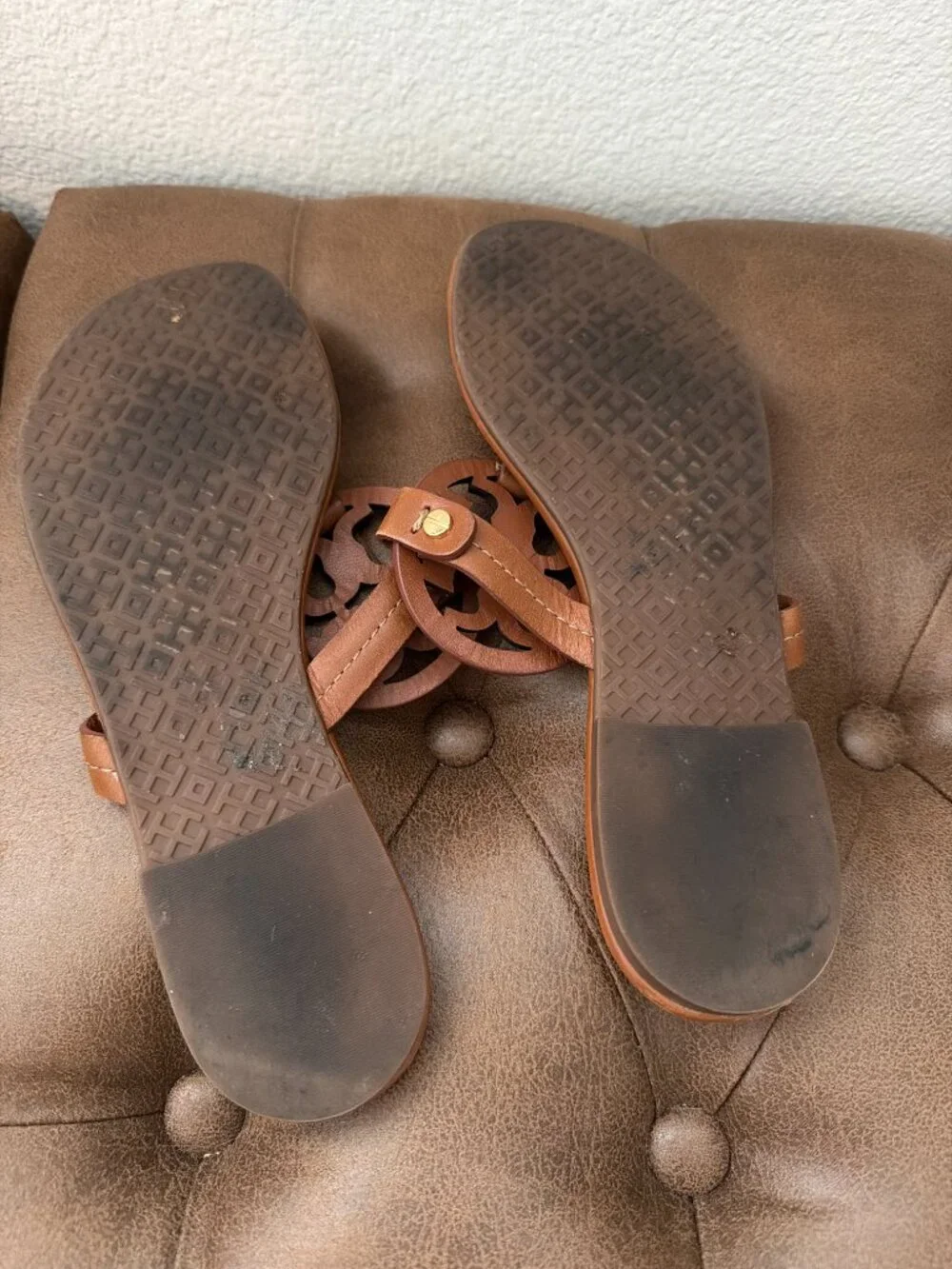 Tory Burch luxury footbed size