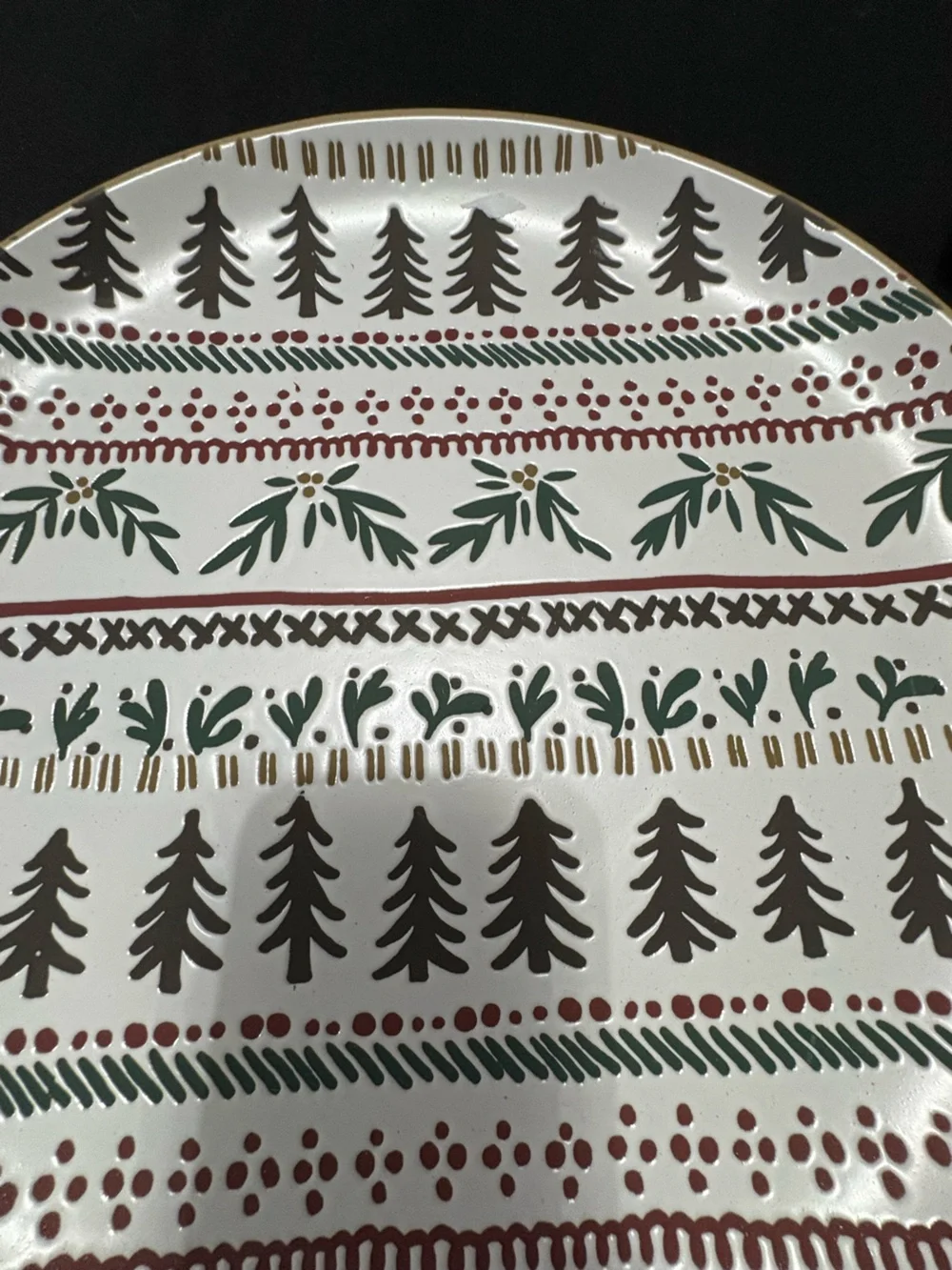 Crate&Barrel ceramic platter