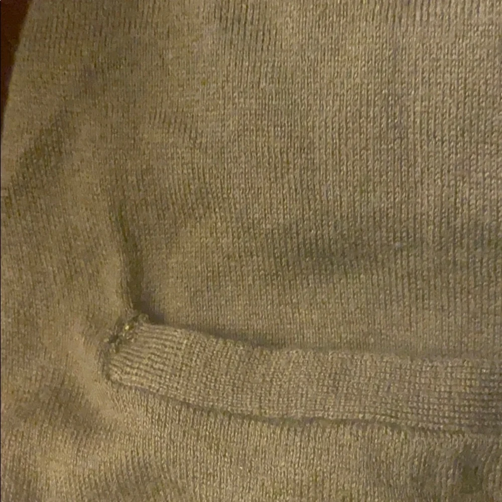 J. Crew Wool Blend Green Gold Cardigan