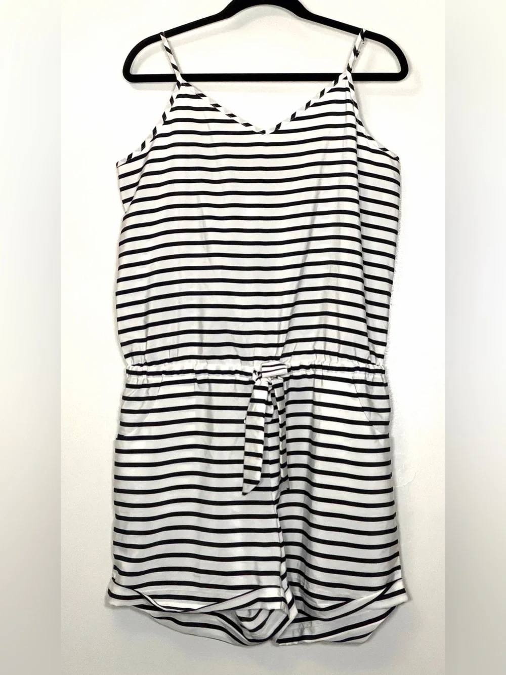 🆕 J. Crew Navy & White Striped Romper